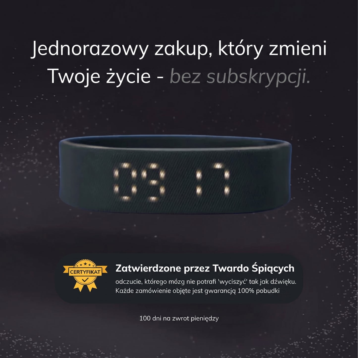 RiseWell Pro | Budzik Wibracyjny na Nadgarstek