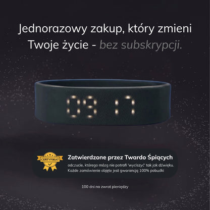 RiseWell Pro | Budzik Wibracyjny na Nadgarstek