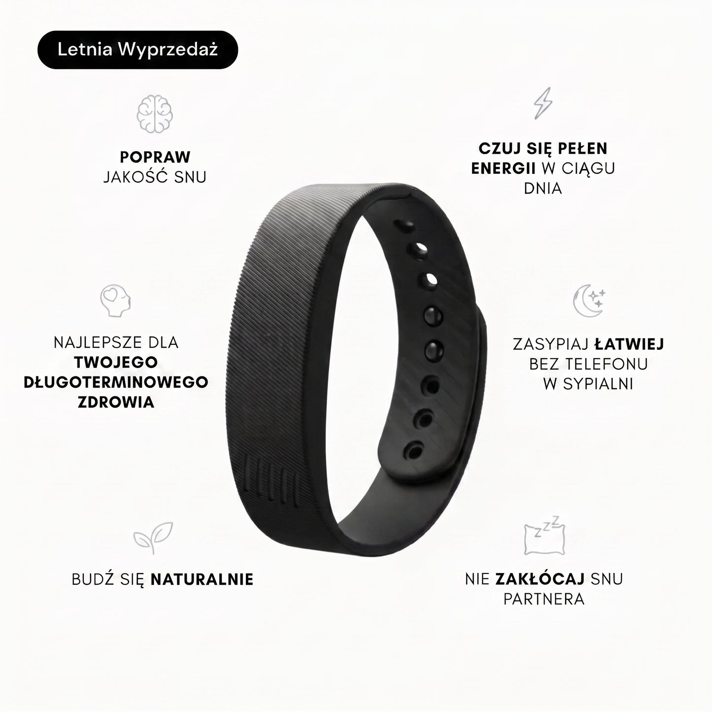 RiseWell Pro | Budzik Wibracyjny na Nadgarstek