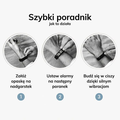 RiseWell Pro | Budzik Wibracyjny na Nadgarstek